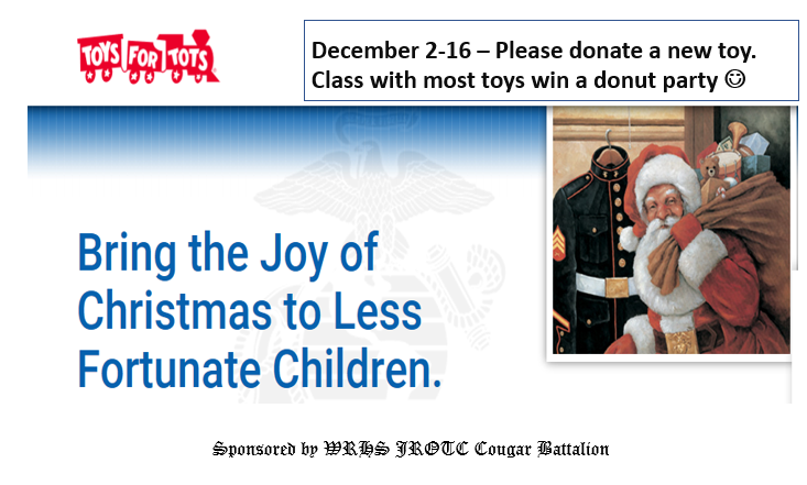 JROTC Helps Share Toys with Tots