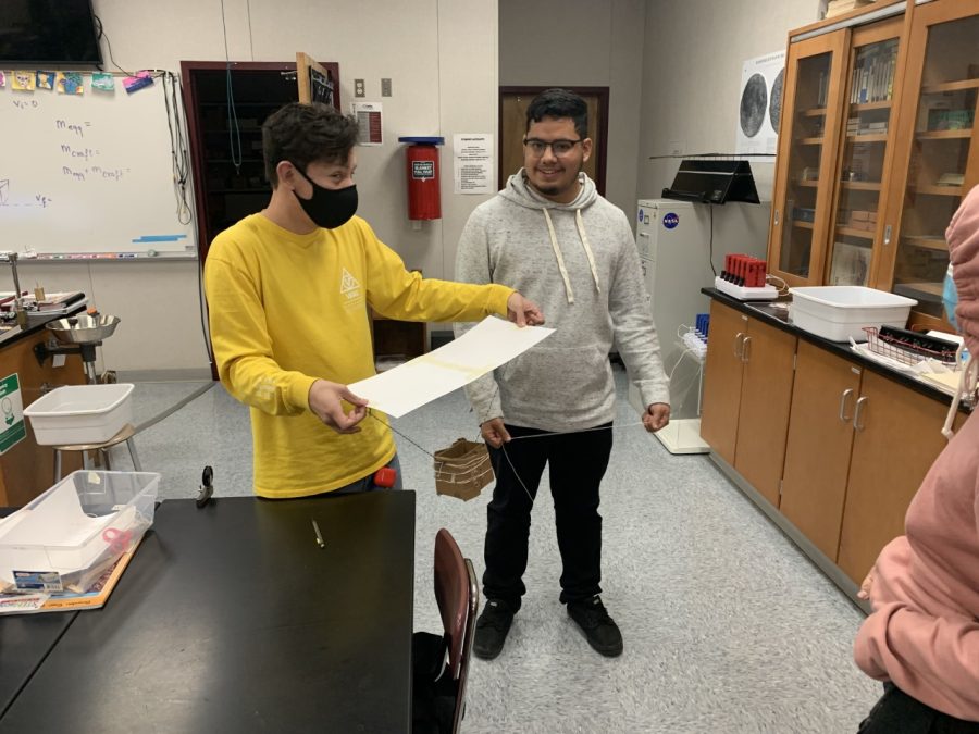 Class Spotlight: Students in Mr. Heygi's Physics Class Get Creative with Contraptions