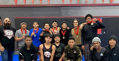 Weston Ranch Wrestling Collects Hardware at Laguna Creek High School